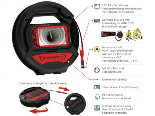 RC3 Câmara de Inspeção digital 15mt - Image 2